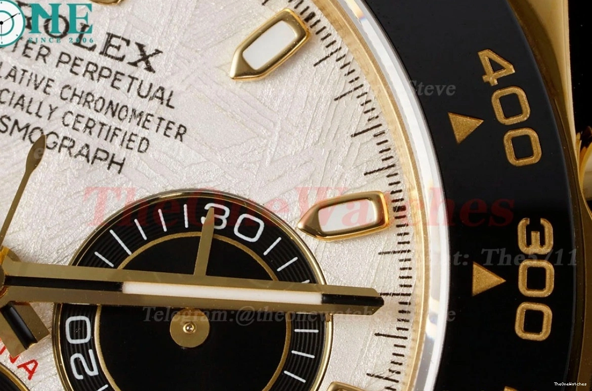 SH4130 QF Daytona 40MM RU Blk YG Weight) 116518 Meteorite V3(Gain 0419